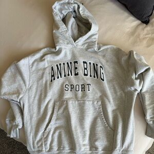 Anine Bing Sport Gray Hoodie